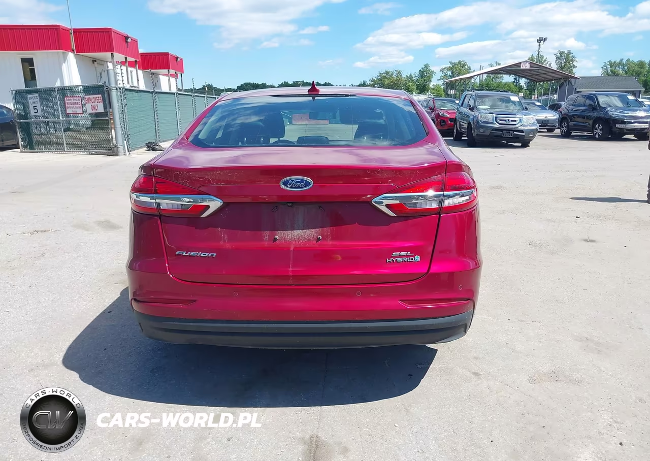 2019 Ford Fusion Hybrid Sel VIN:3FA6P0MUXKR146997 - 16