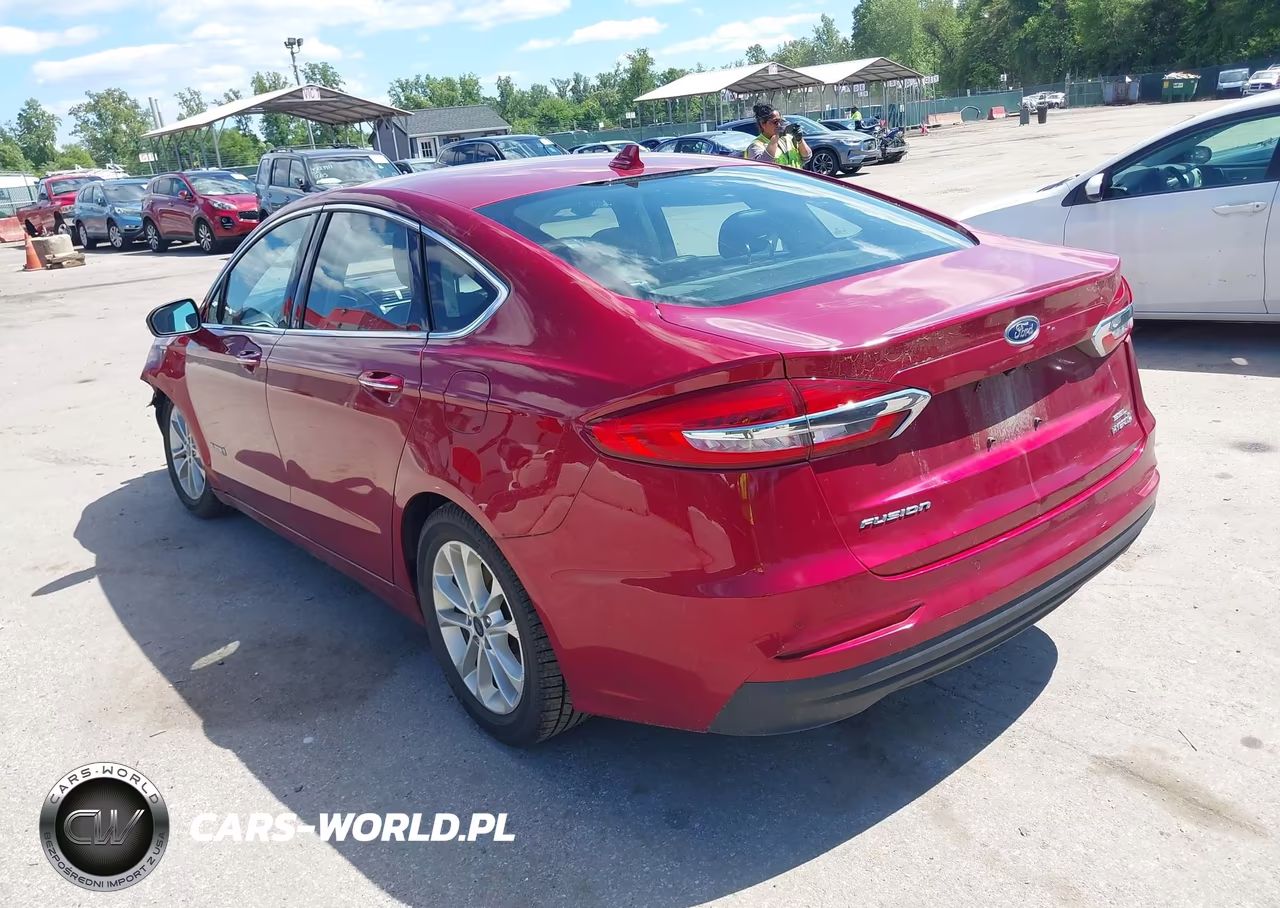 2019 Ford Fusion Hybrid Sel VIN:3FA6P0MUXKR146997 - 3