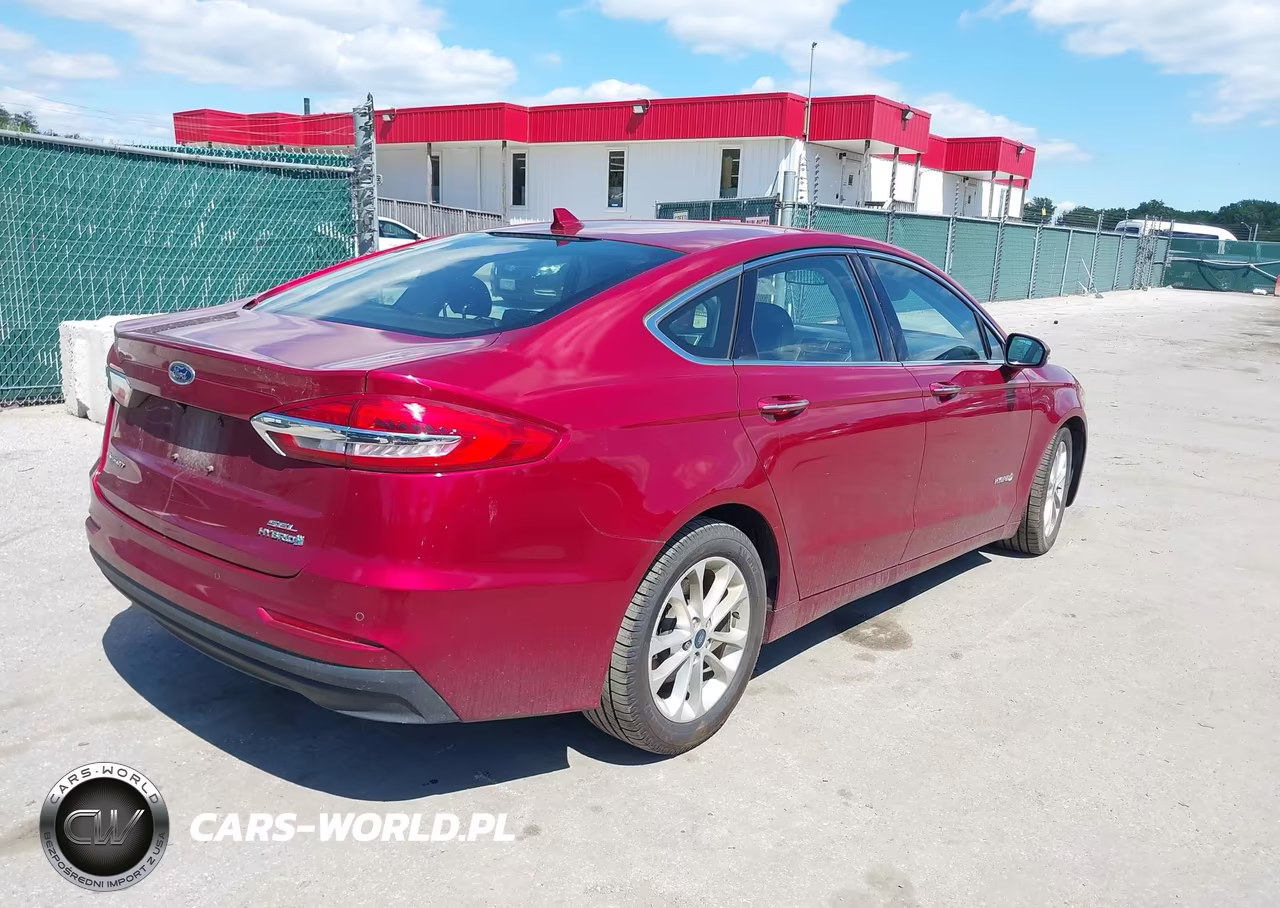 2019 Ford Fusion Hybrid Sel VIN:3FA6P0MUXKR146997 - 4