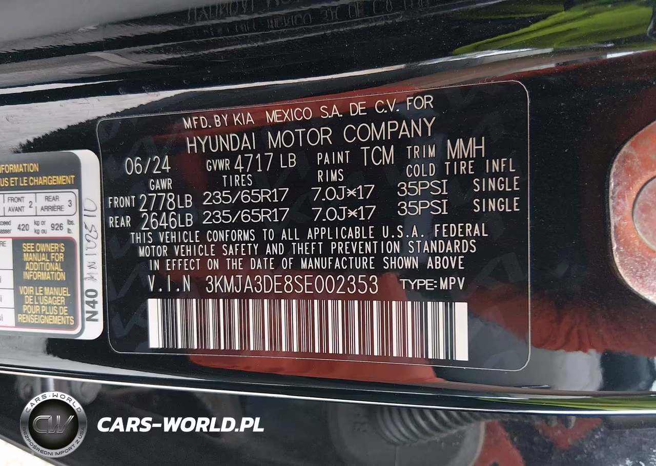 2025 Hyundai Tucson Se VIN:3KMJA3DE8SE002353 - 9