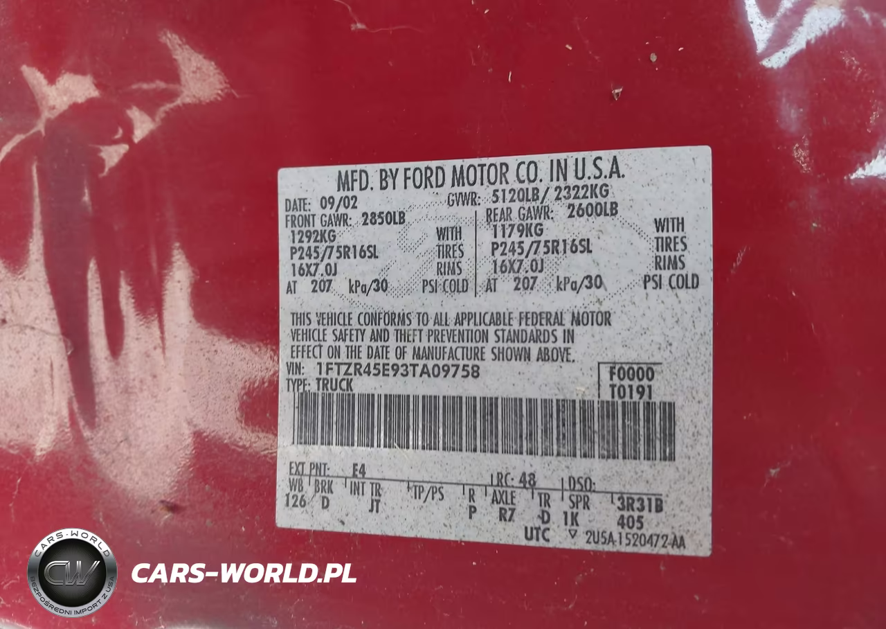 2003 Ford Ranger Edge-Xlt VIN:1FTZR45E93TA09758 - 9