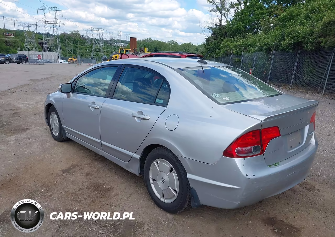 2007 Honda Civic Hybrid VIN:JHMFA36267S030828 - 3