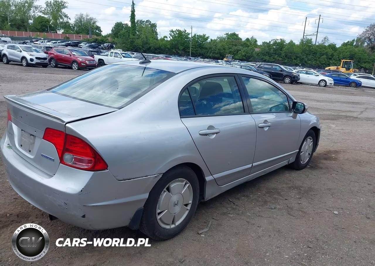 2007 Honda Civic Hybrid VIN:JHMFA36267S030828 - 4