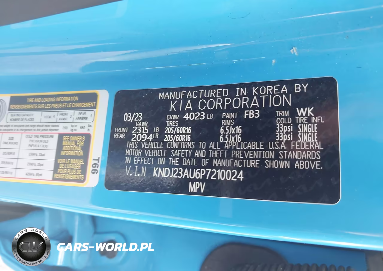 2023 Kia Soul S VIN:KNDJ23AU6P7210024 - 9