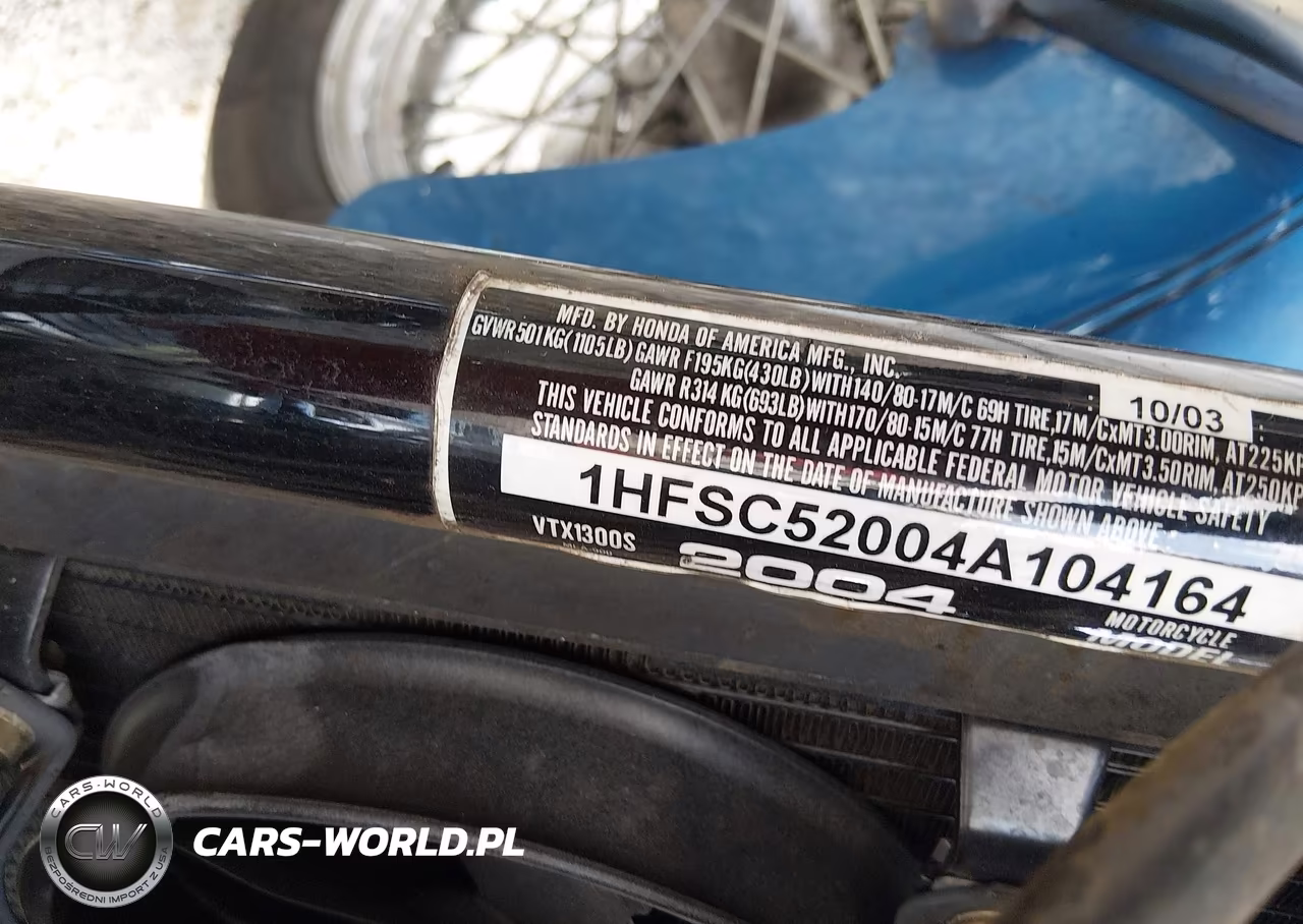 2004 Honda Vt1300 S VIN:1HFSC52004A104164 - 10