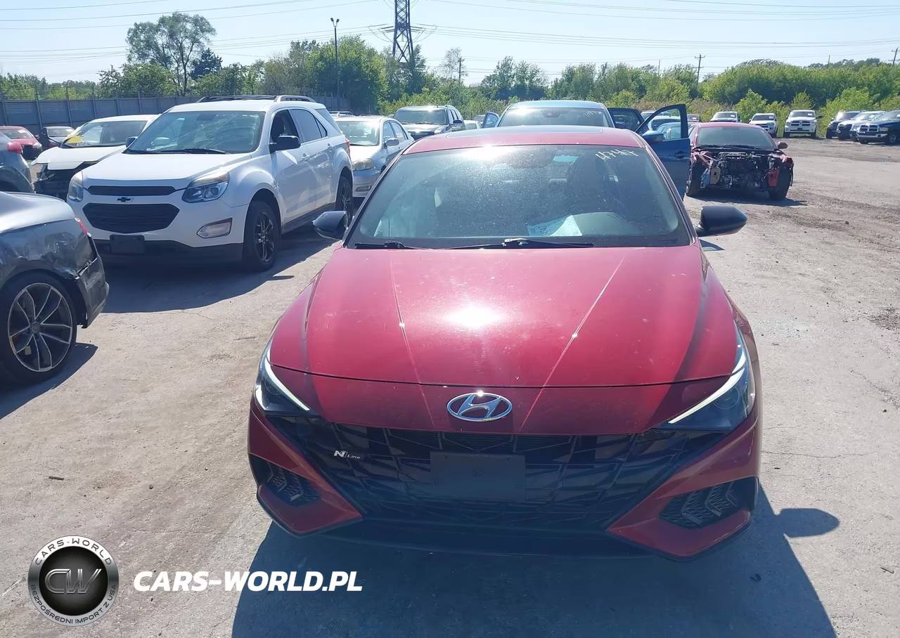 2022 Hyundai Elantra N Line VIN:KMHLR4AF2NU349041 - 12
