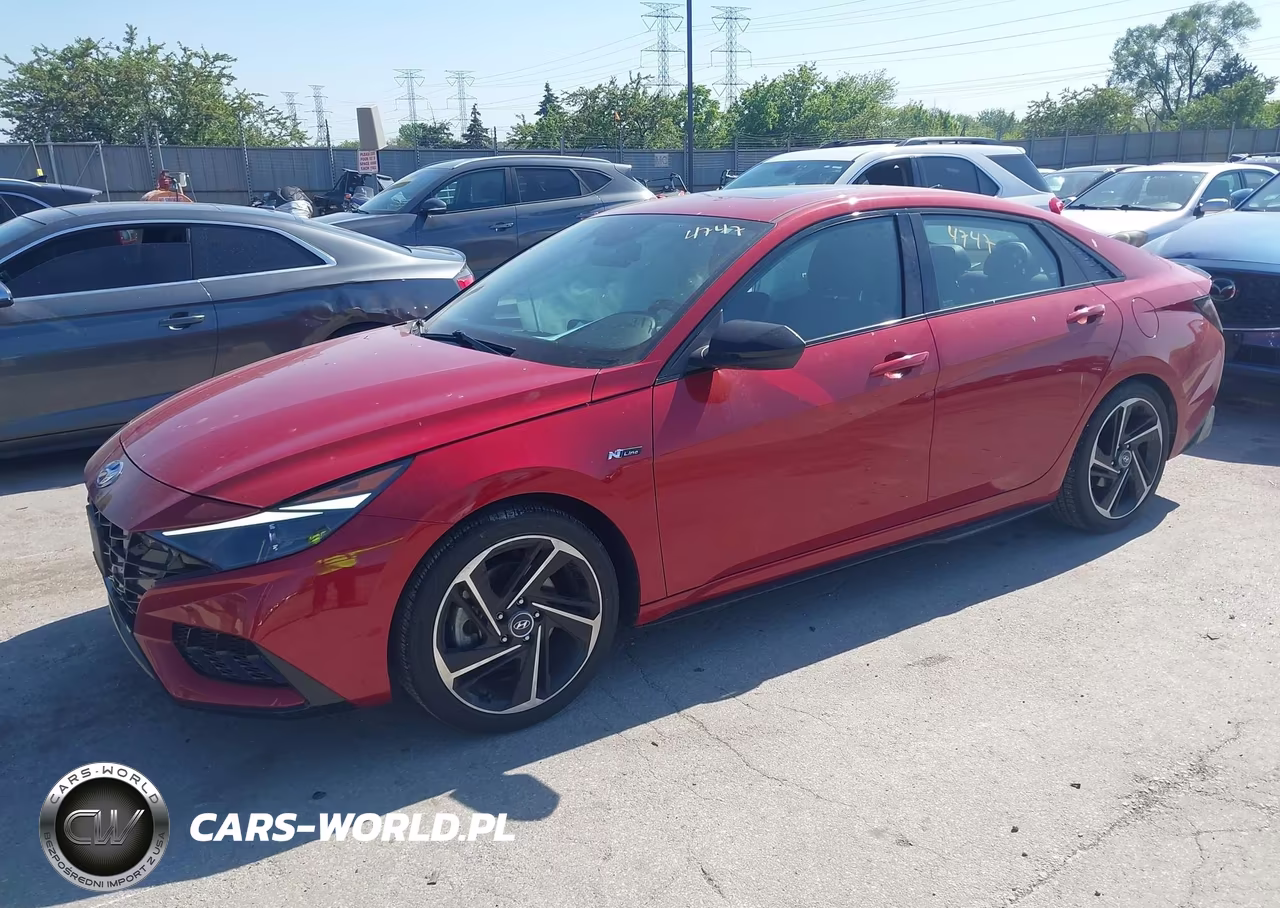 2022 Hyundai Elantra N Line VIN:KMHLR4AF2NU349041 - 2