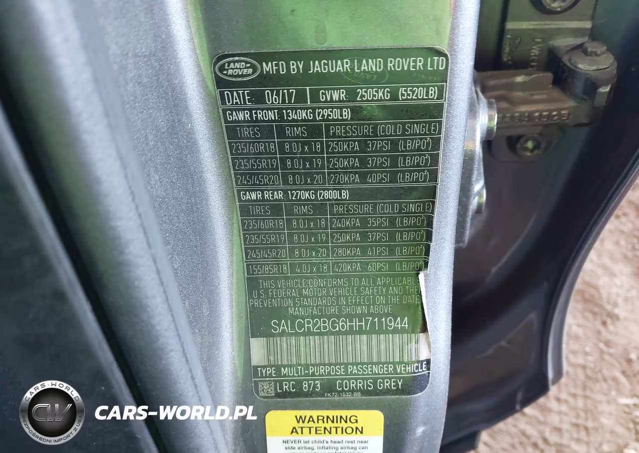 2017 Land Rover Discovery Sport Hse VIN:SALCR2BG6HH711944 - 9