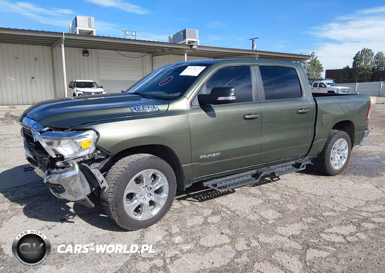 2021 Ram 1500 Big Horn 4X4 5'7 Box VIN:1C6SRFFT4MN747619 - 2