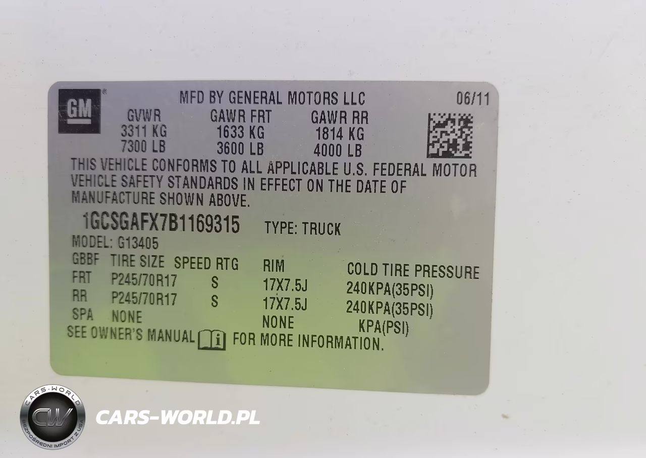 2011 Chevrolet Express 1500 Work Van VIN:1GCSGAFX7B1169315 - 9