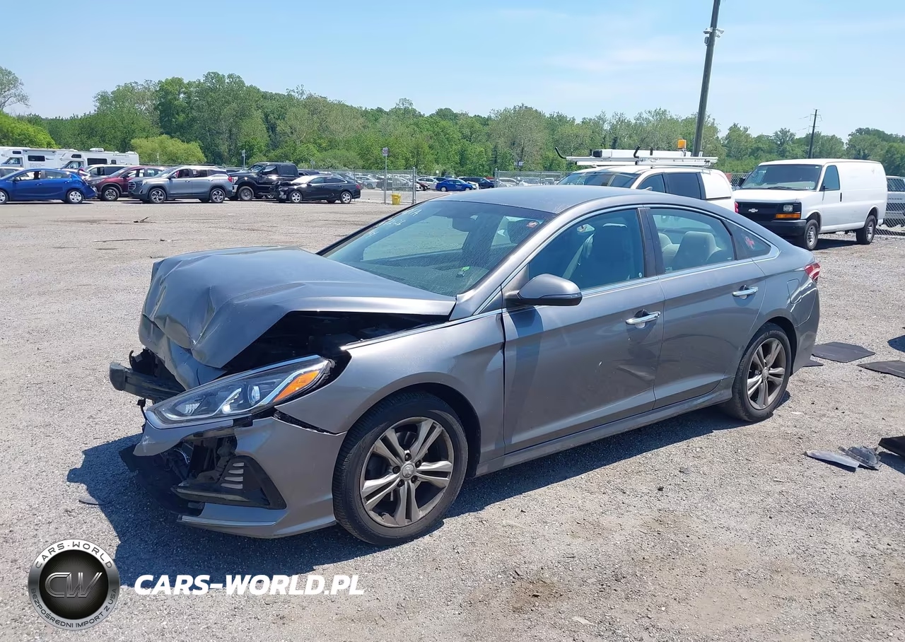 2018 Hyundai Sonata Sel VIN:5NPE34AF2JH635586 - 2