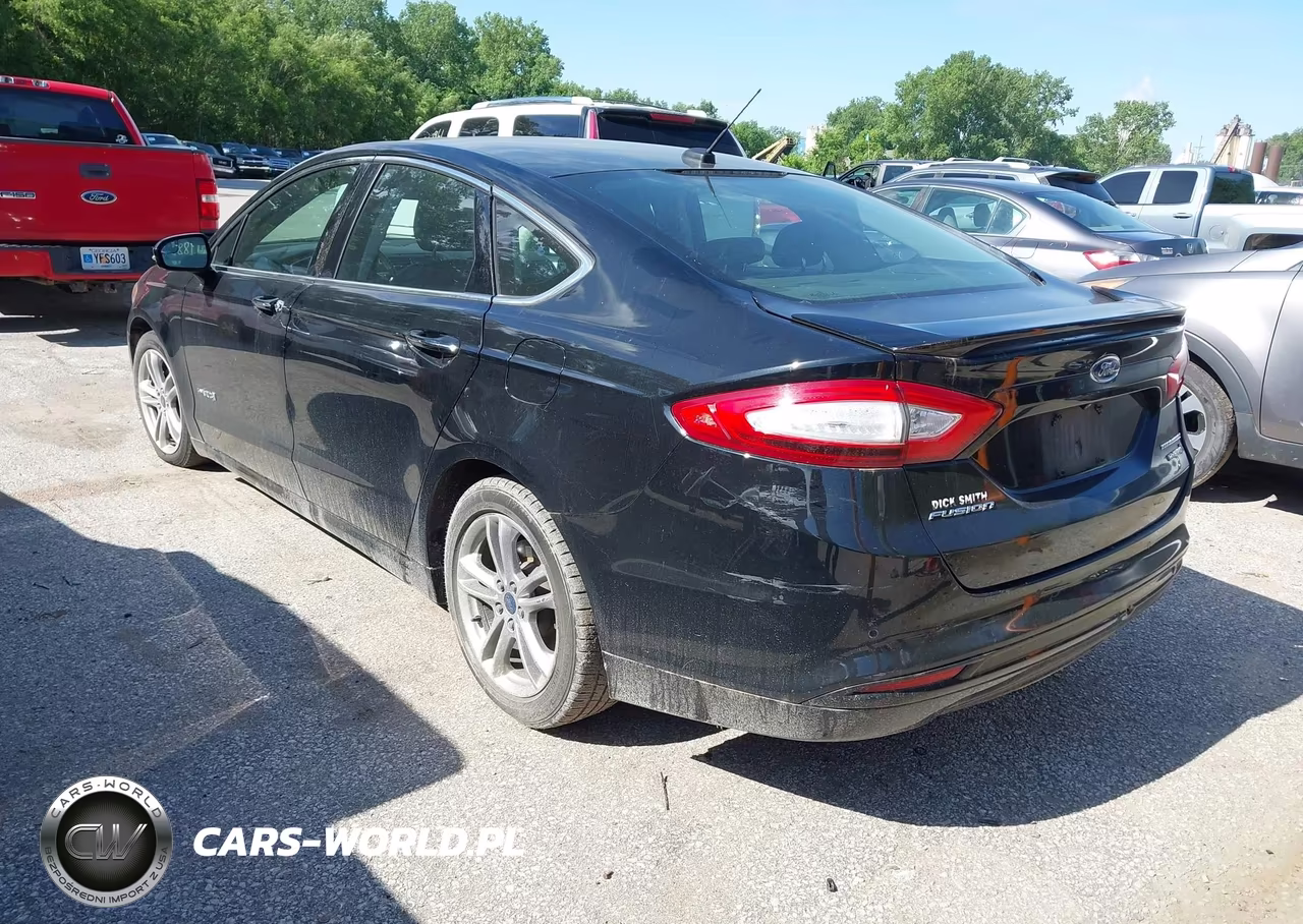 2016 Ford Fusion Hybrid Titanium VIN:3FA6P0RU4GR143691 - 3