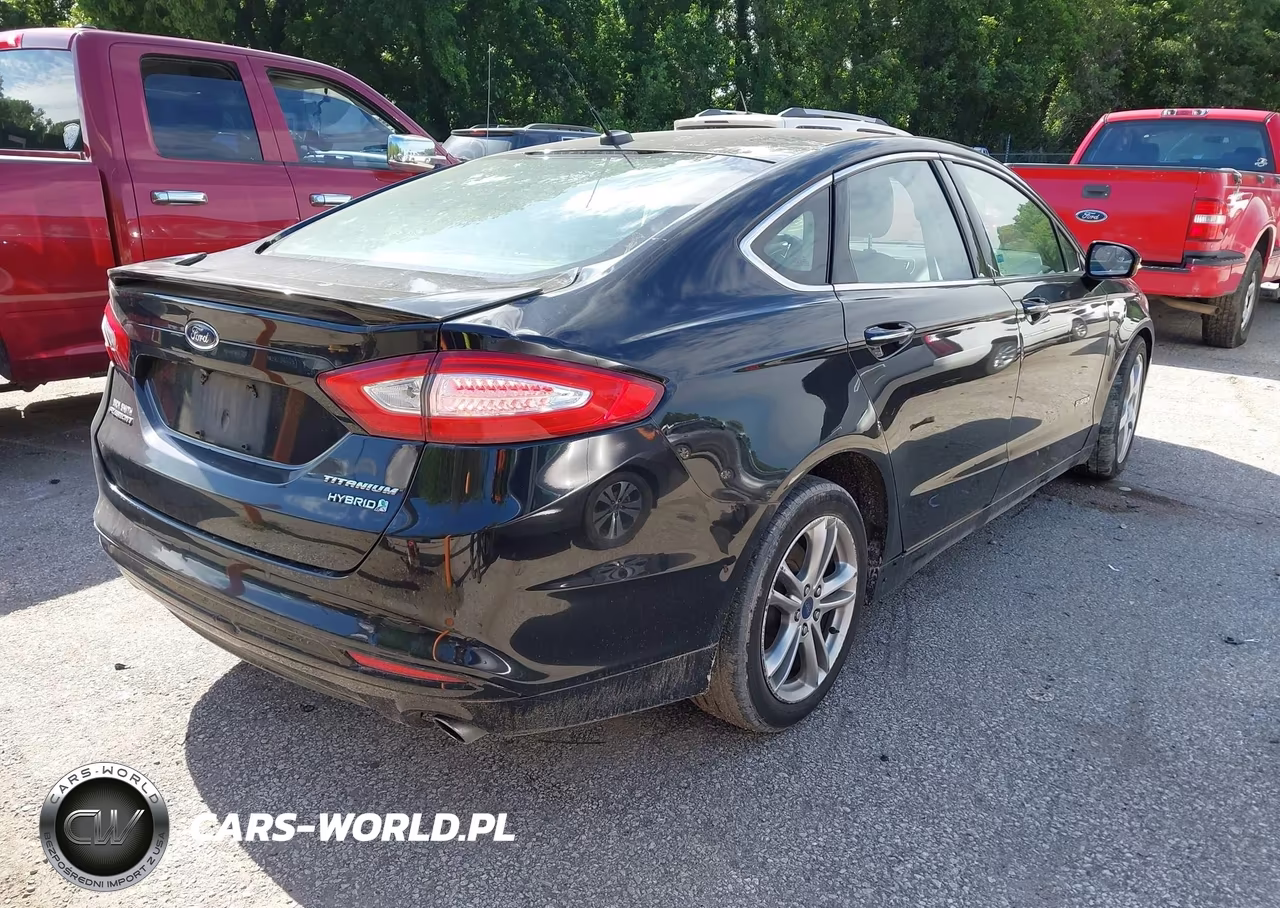 2016 Ford Fusion Hybrid Titanium VIN:3FA6P0RU4GR143691 - 4