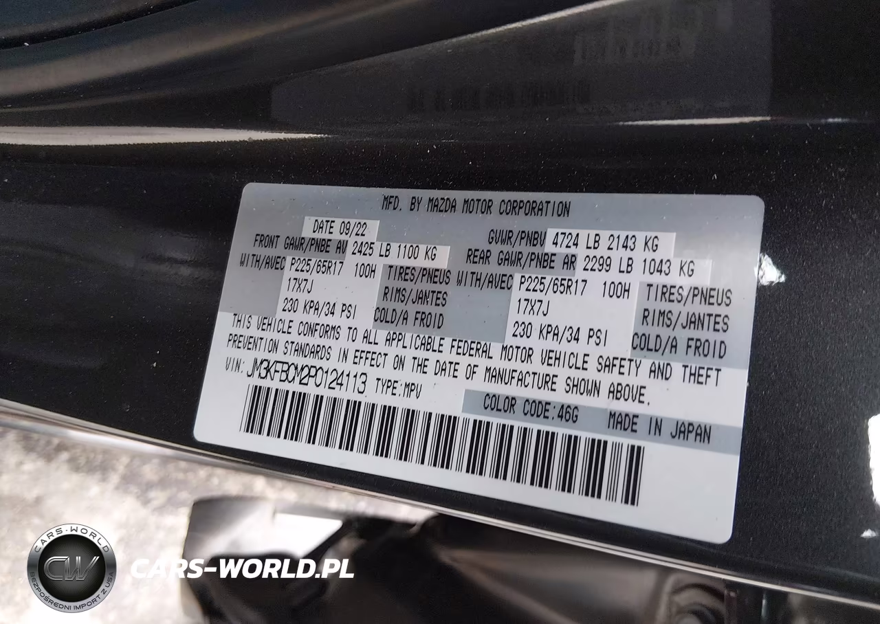2023 Mazda Cx-5 2.5 S Preferred VIN:JM3KFBCM2P0124113 - 9