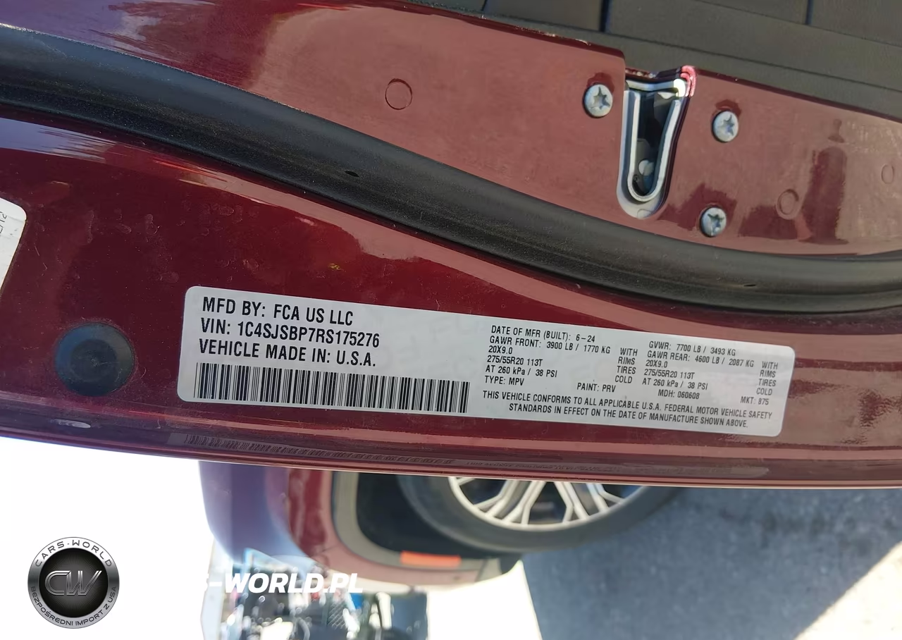 2024 Jeep Wagoneer L Series Ii 4X4 VIN:1C4SJSBP7RS175276 - 9