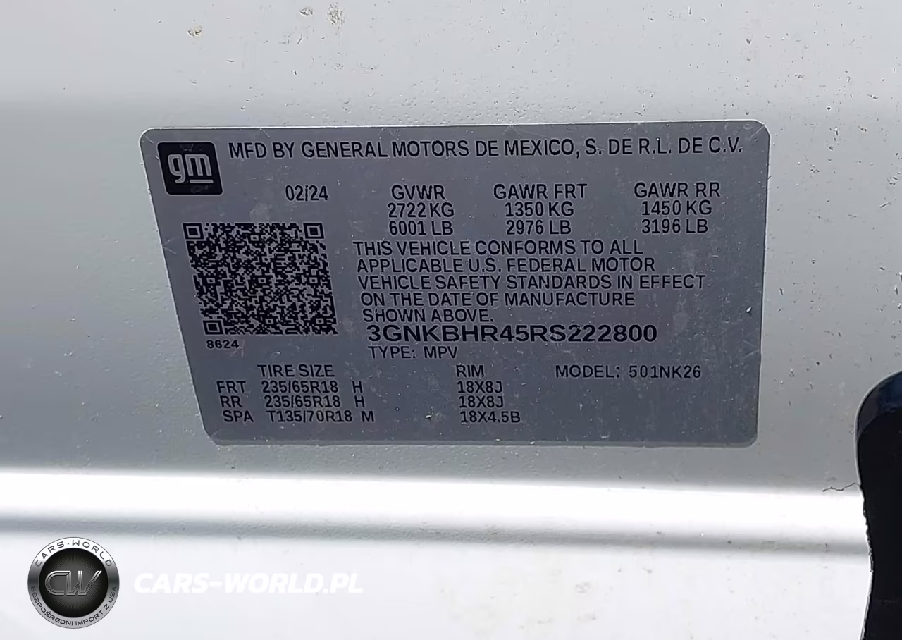 2024 Chevrolet Blazer Awd 2Lt VIN:3GNKBHR45RS222800 - 9