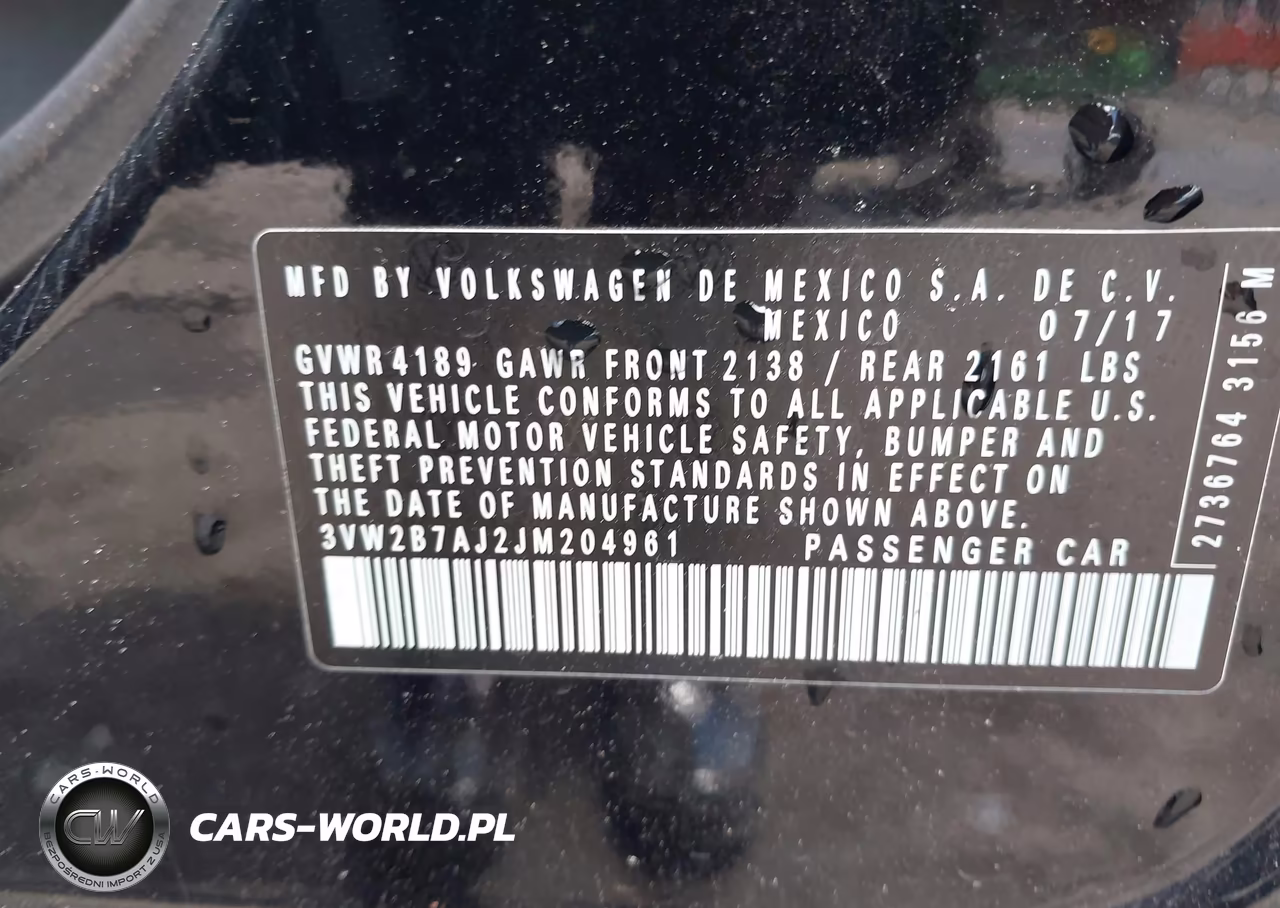 2018 Volkswagen Jetta 1.4T S VIN:3VW2B7AJ2JM204961 - 9