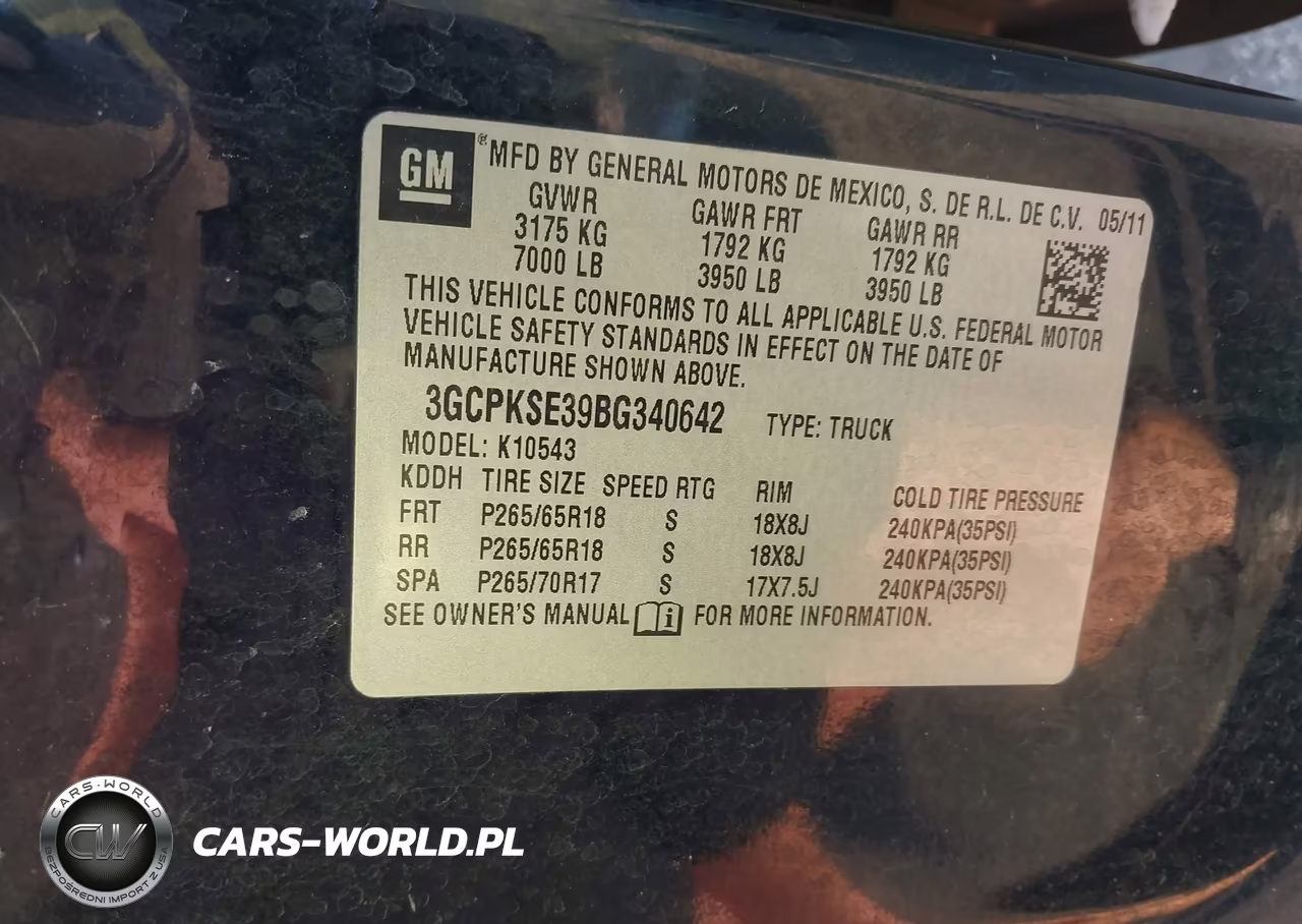 2011 Chevrolet Silverado 1500 Lt VIN:3GCPKSE39BG340642 - 9
