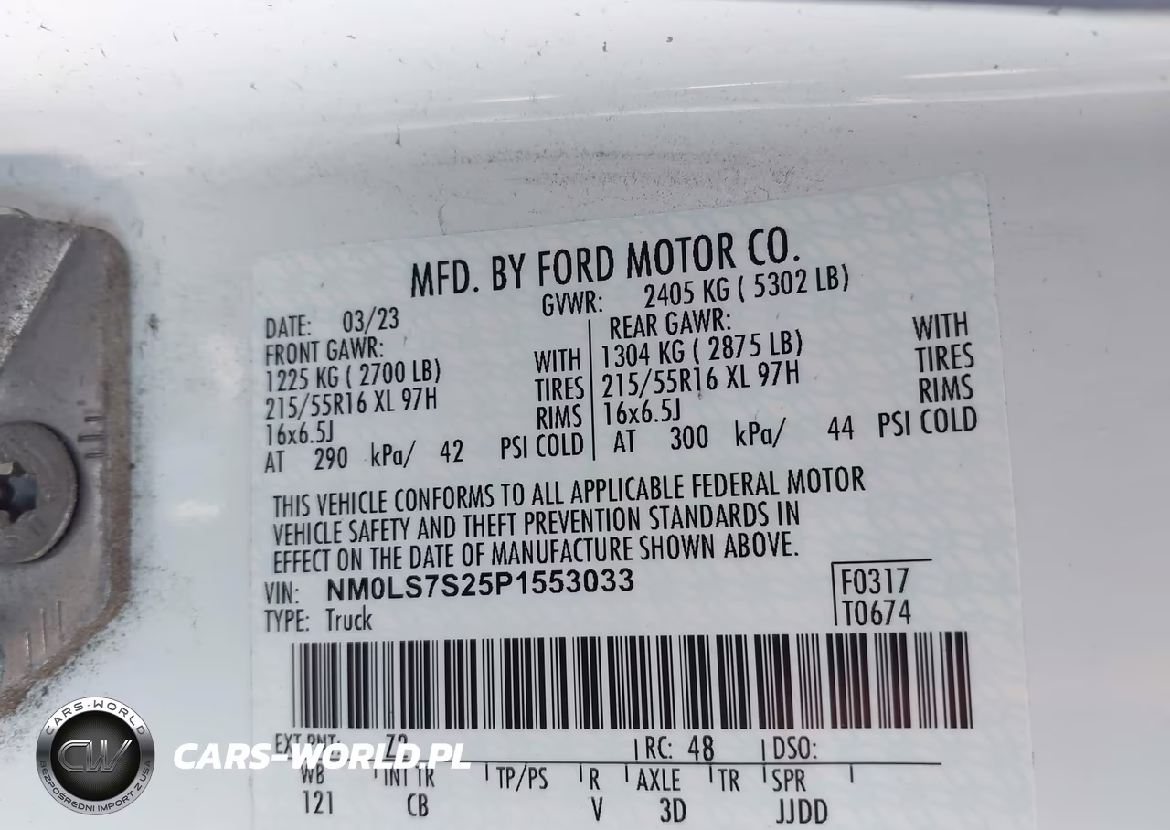 2023 Ford Transit Connect Xl VIN:NM0LS7S25P1553033 - 9