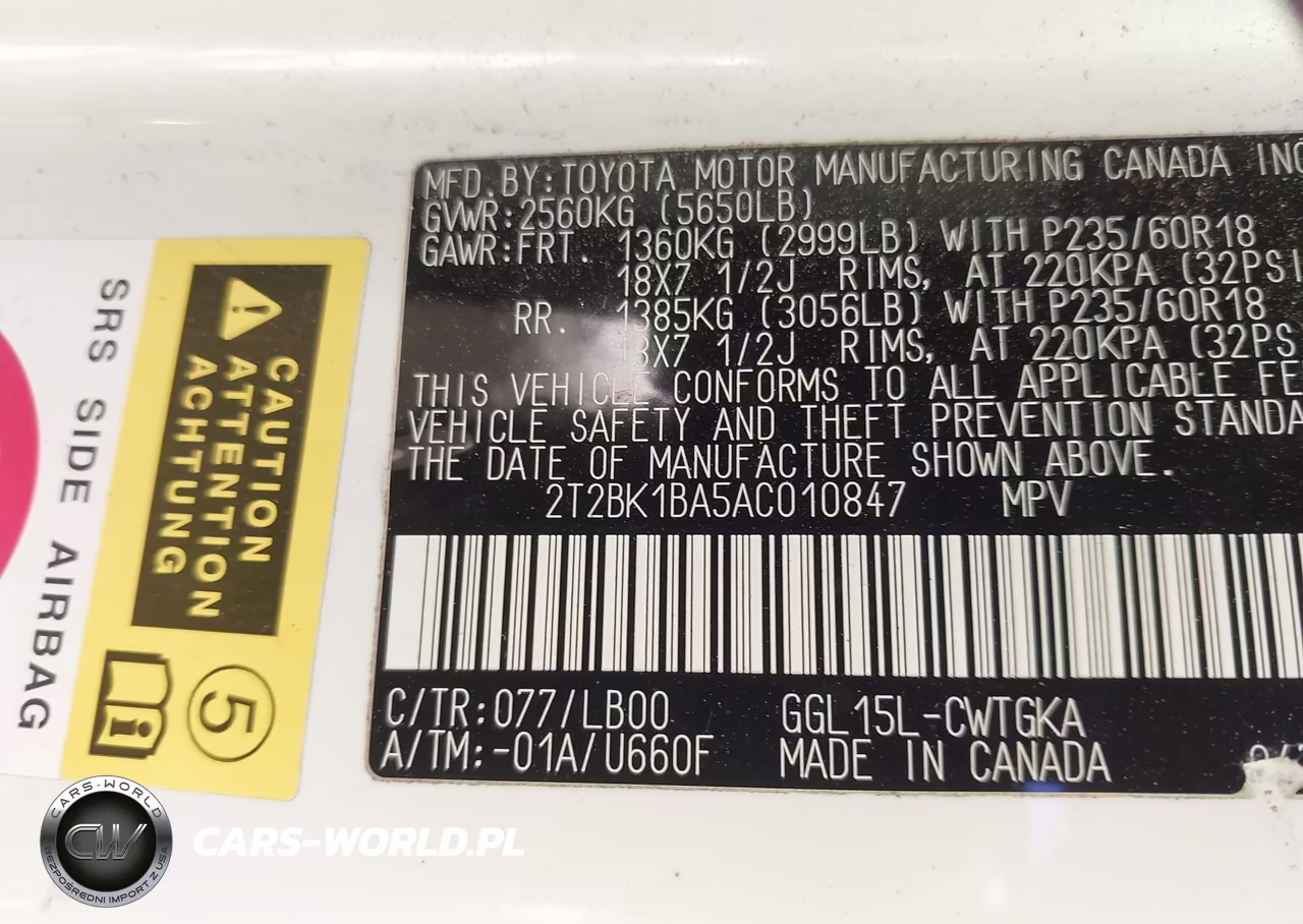 2010 Lexus Rx 350 VIN:2T2BK1BA5AC010847 - 9