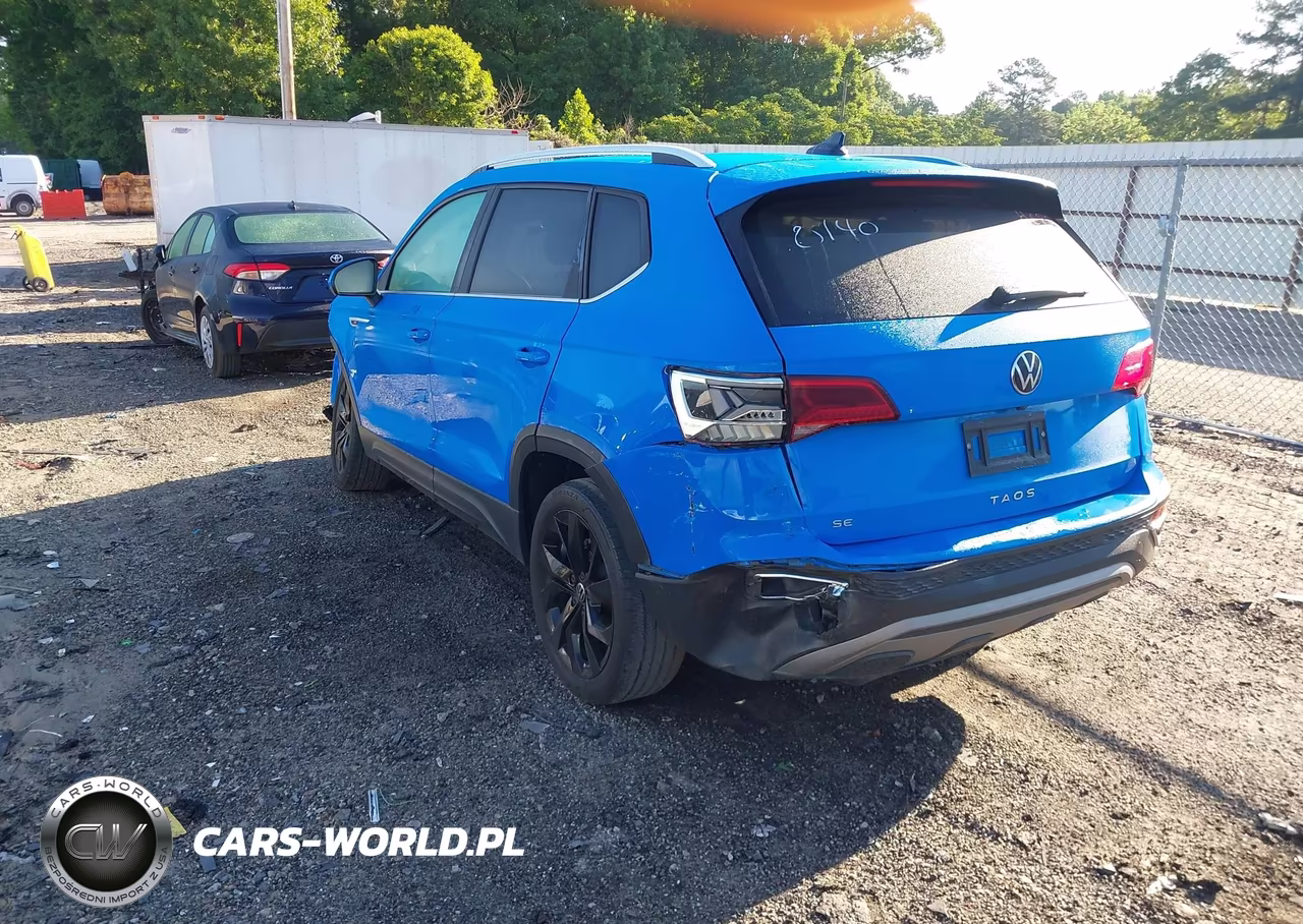 2023 Volkswagen Taos 1.5T Se VIN:3VVEX7B26PM310140 - 3