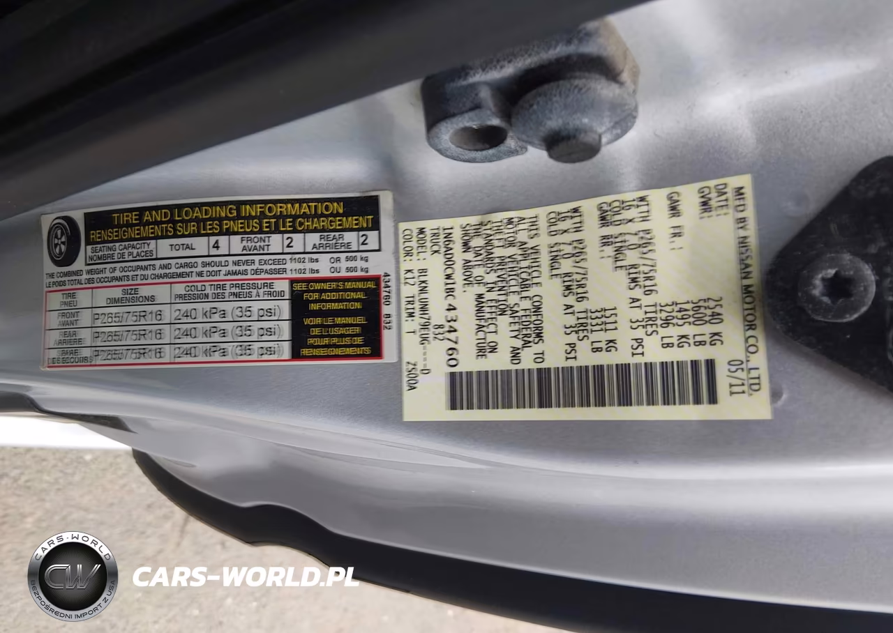 2011 Nissan Frontier Pro-4X VIN:1N6AD0CW1BC434760 - 9