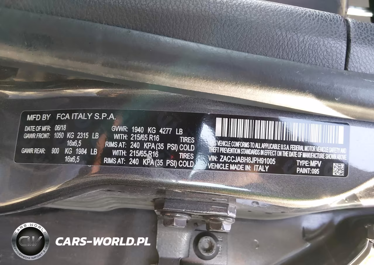 2018 Jeep Renegade Latitude Fwd VIN:ZACCJABH8JPH91005 - 9