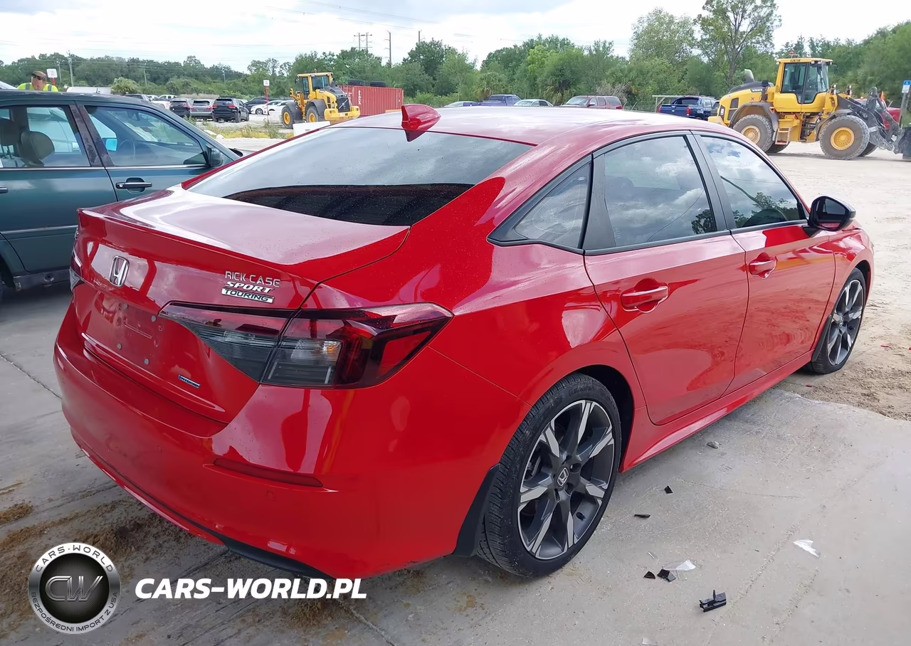 2025 Honda Civic Hybrid Sport-Sport Touring VIN:2HGFE4F81SH307421 - 4