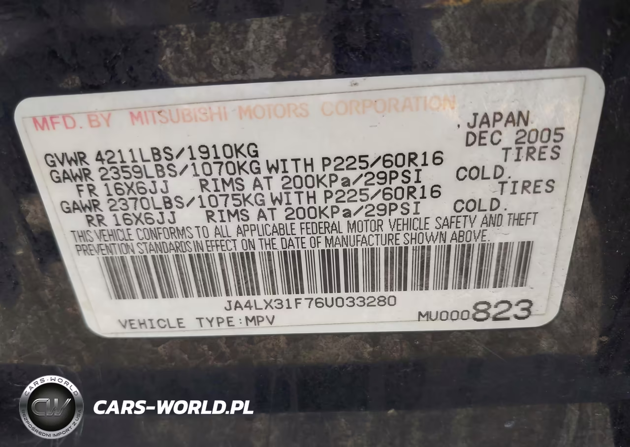 2006 Mitsubishi Outlander Ls VIN:JA4LX31F76U033280 - 9
