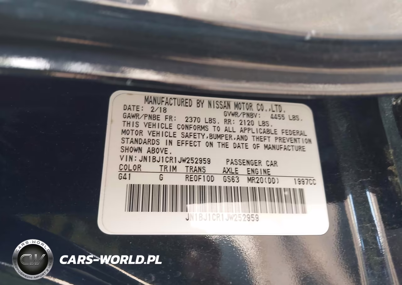 2018 Nissan Rogue Sport Sl VIN:JN1BJ1CR1JW252959 - 9