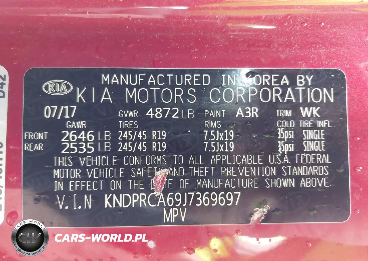 2018 Kia Sportage Sx Turbo VIN:KNDPRCA69J7369697 - 9