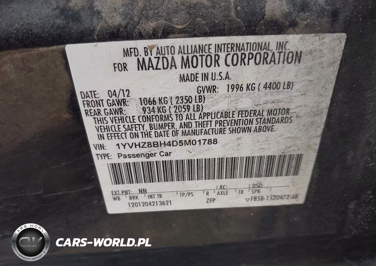 2013 Mazda Mazda6 I Sport VIN:1YVHZ8BH4D5M01788 - 9