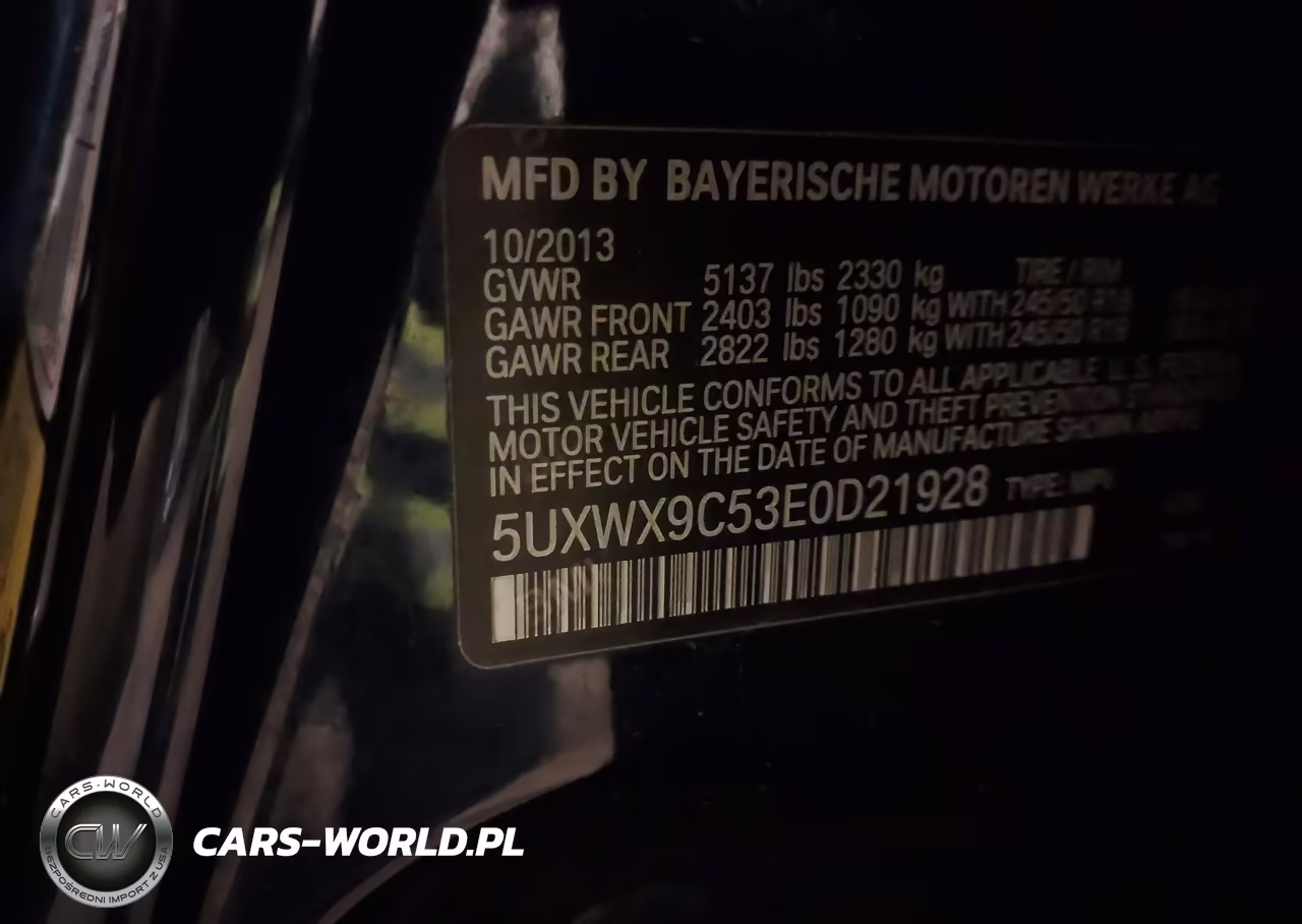 2014 BMW X3 xDrive28I VIN:5UXWX9C53E0D21928 - 9