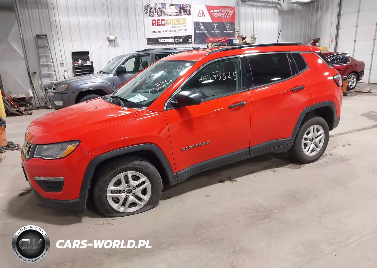 2021 Jeep Compass Sport 4X4 VIN:3C4NJDAB1MT504284 - 2