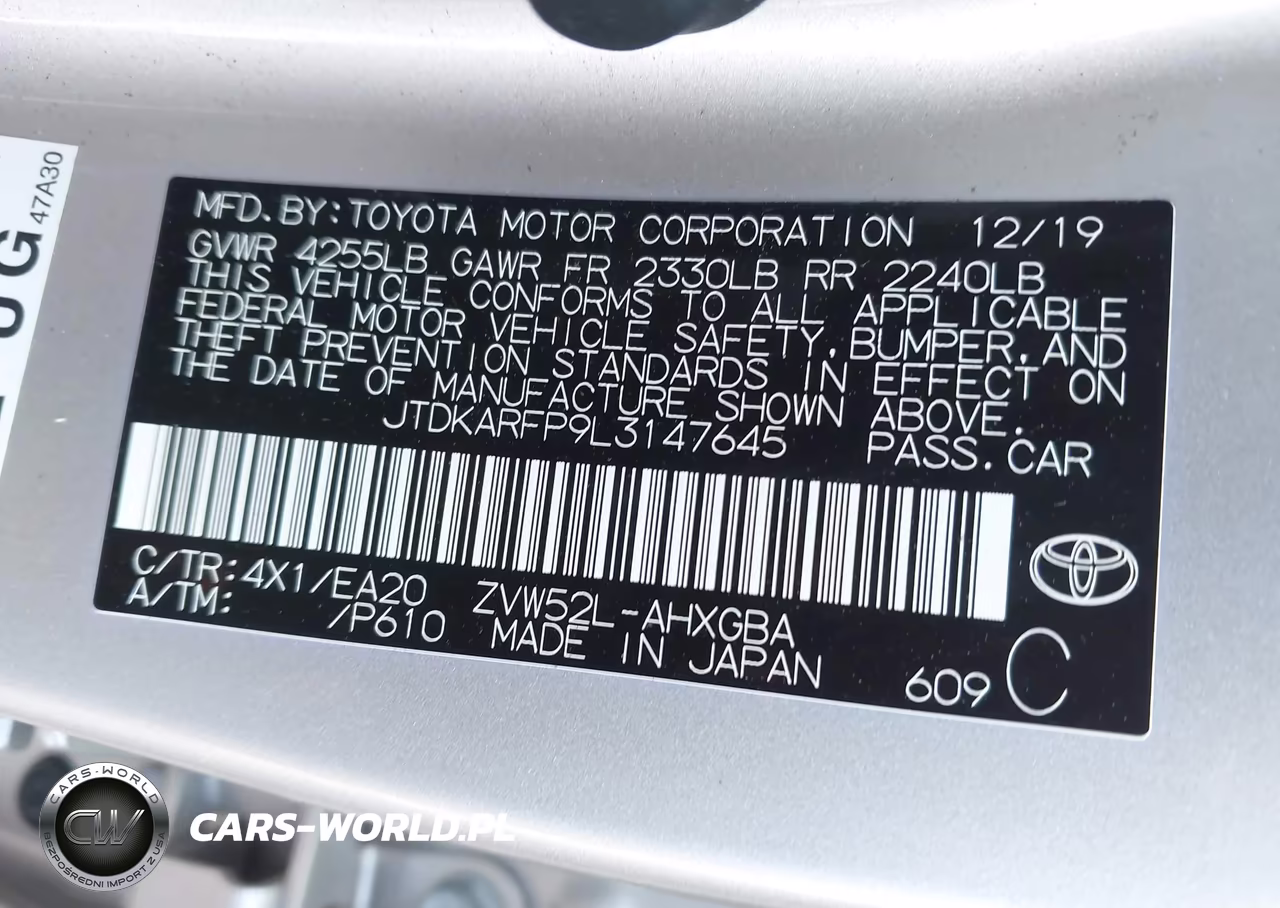2020 Toyota Prius Prime Limited VIN:JTDKARFP9L3147645 - 9
