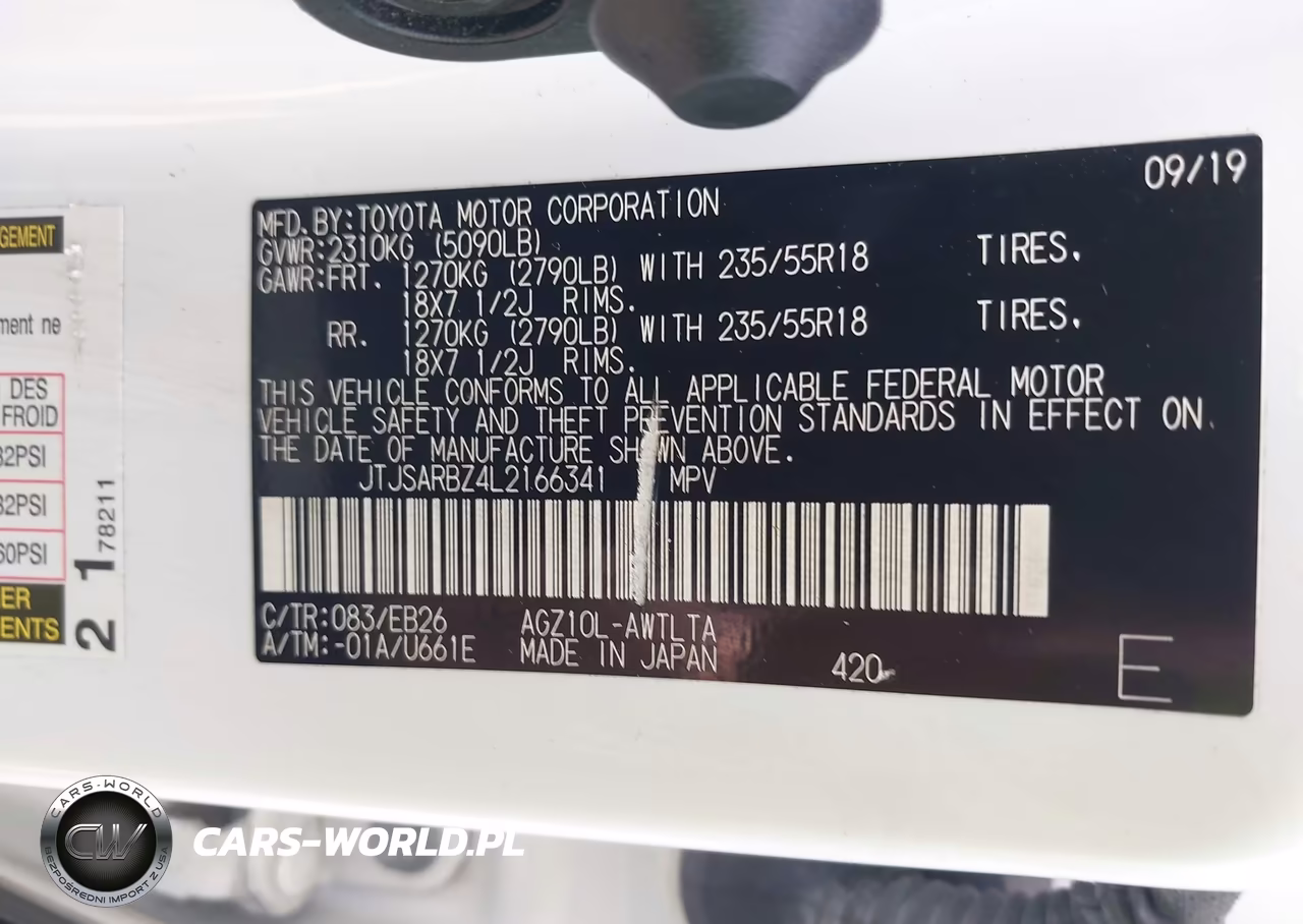 2020 Lexus Nx 300 F Sport VIN:JTJSARBZ4L2166341 - 9