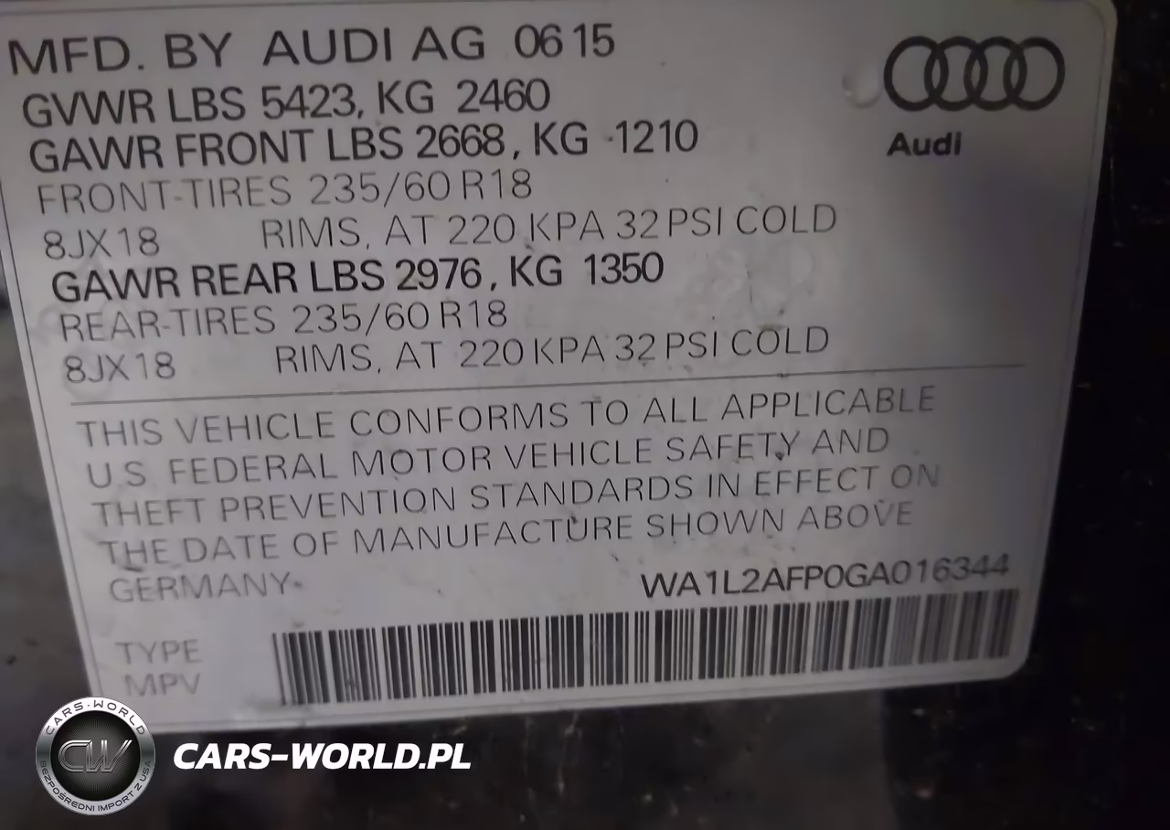 2016 Audi Q5 2.0T Premium VIN:WA1L2AFP0GA016344 - 9