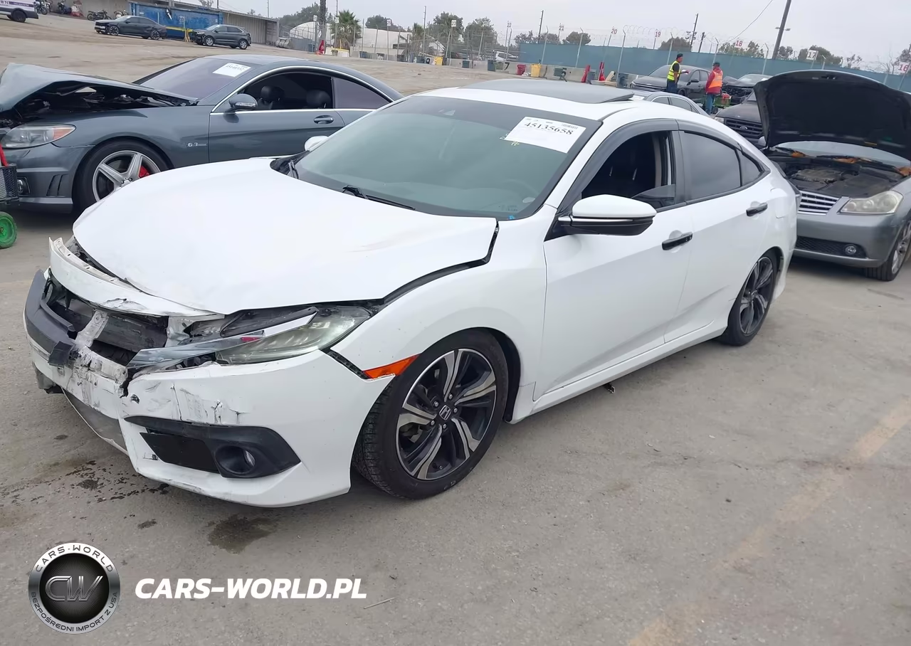 2016 Honda Civic Touring VIN:2HGFC1F95GH645604 - 2