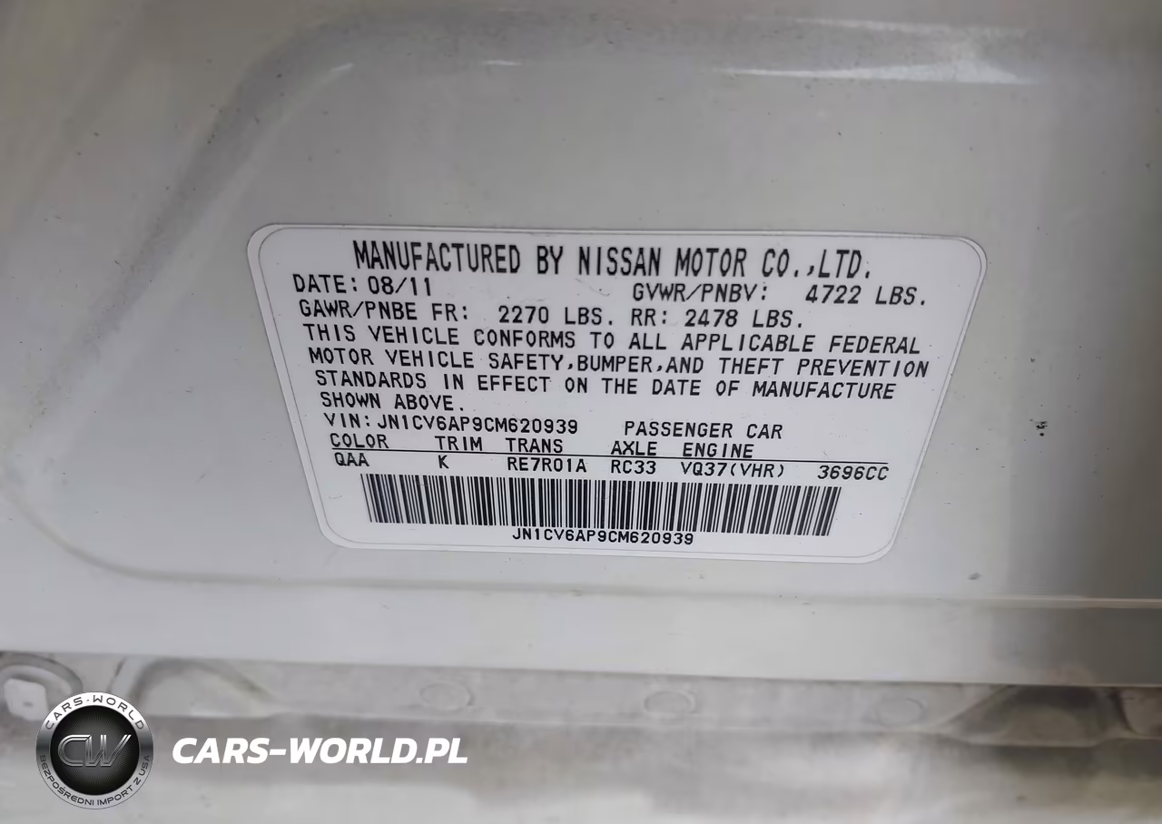 2012 Infiniti G37 Journey VIN:JN1CV6AP9CM620939 - 9