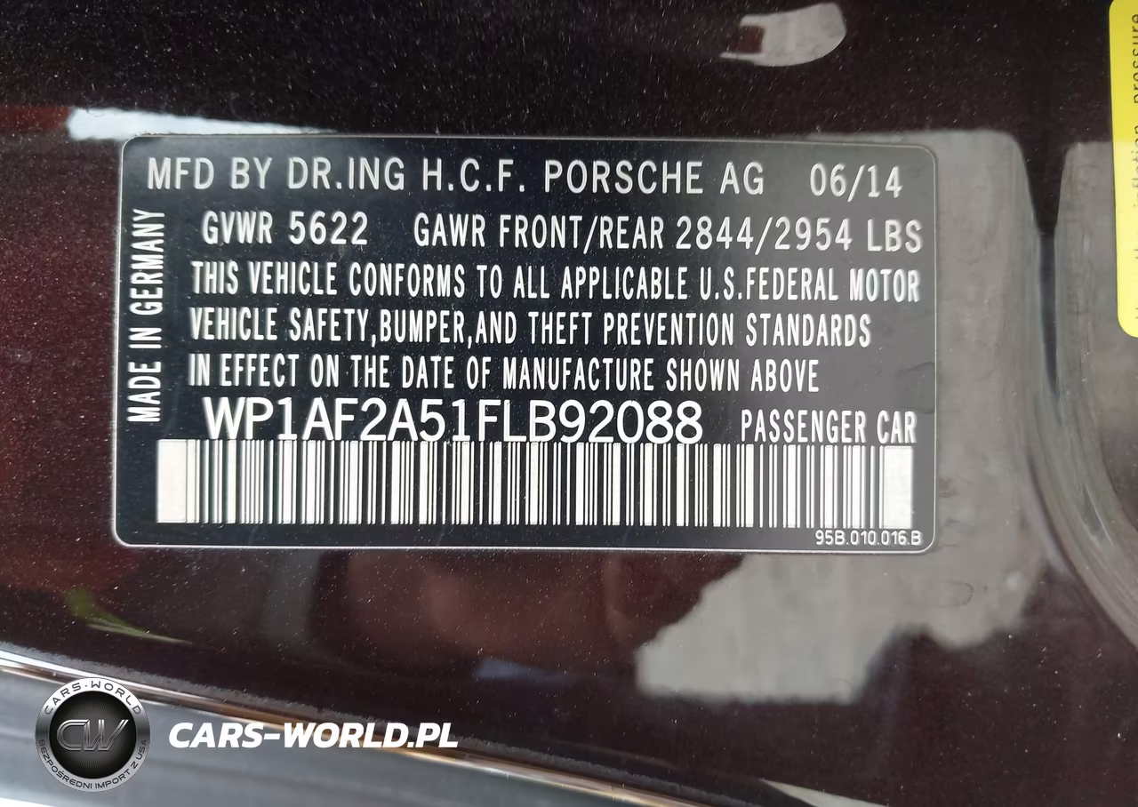 2015 Porsche Macan Turbo VIN:WP1AF2A51FLB92088 - 9