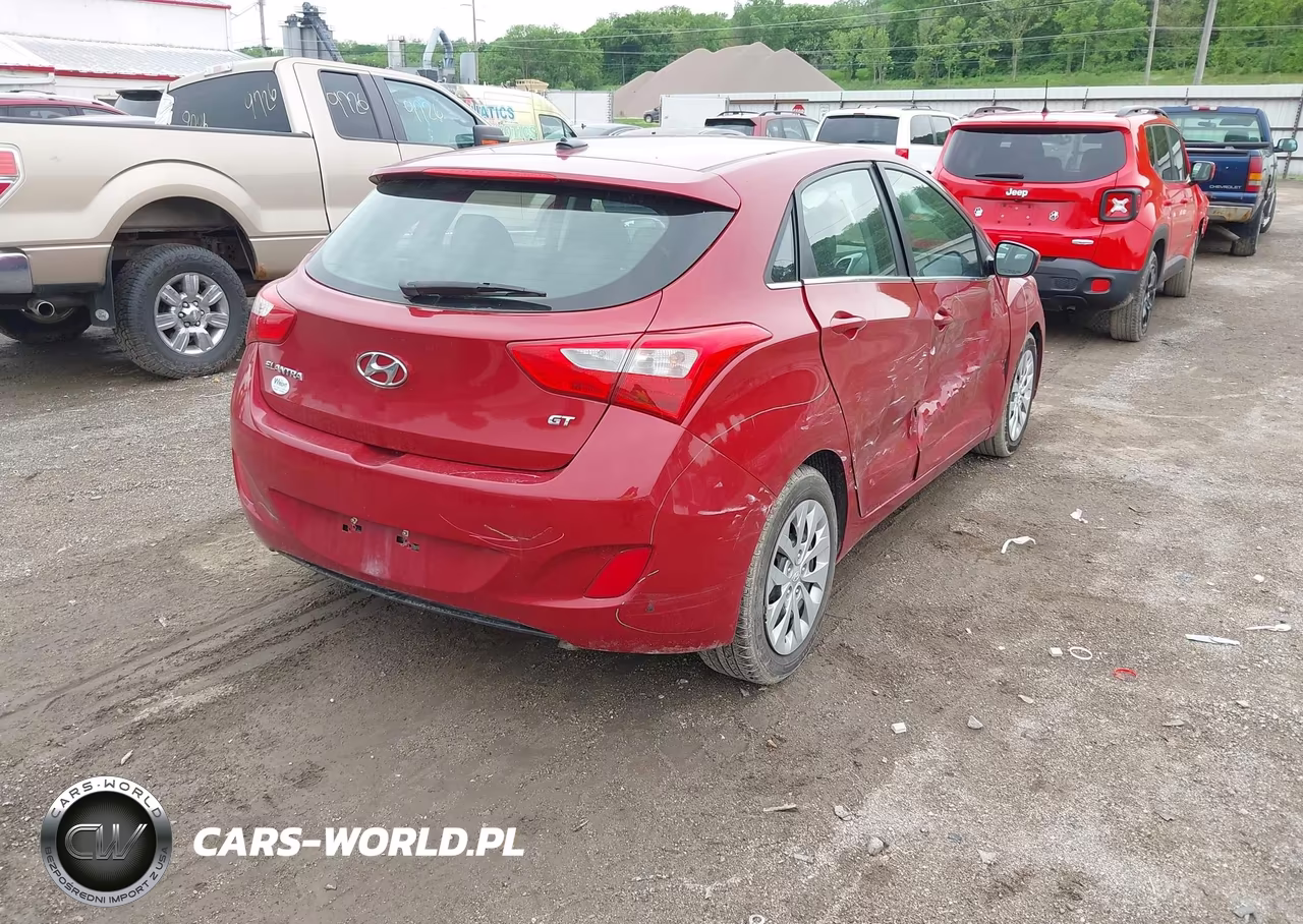 2016 Hyundai Elantra Gt VIN:KMHD35LH8GU319345 - 4
