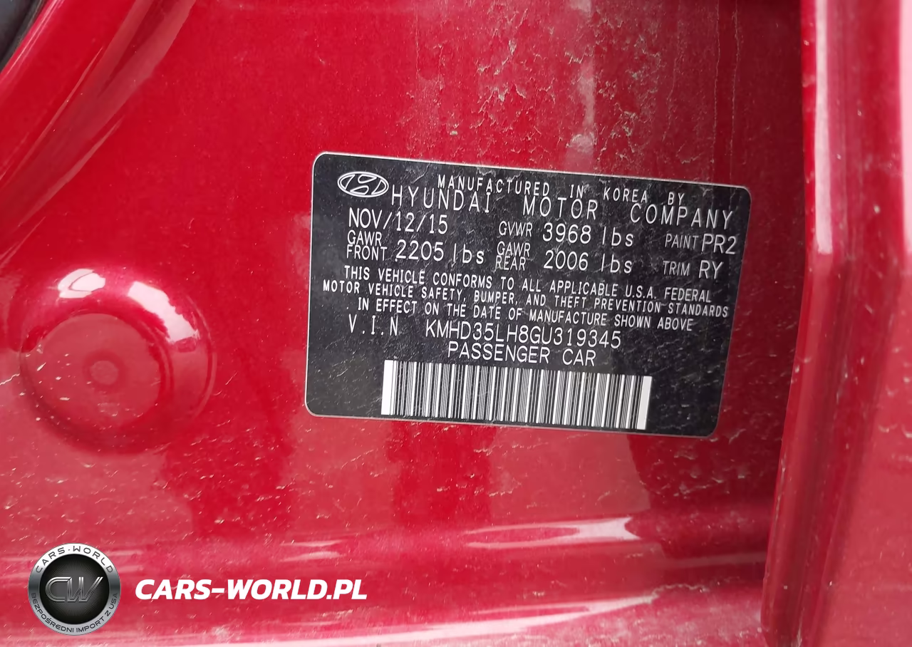 2016 Hyundai Elantra Gt VIN:KMHD35LH8GU319345 - 9