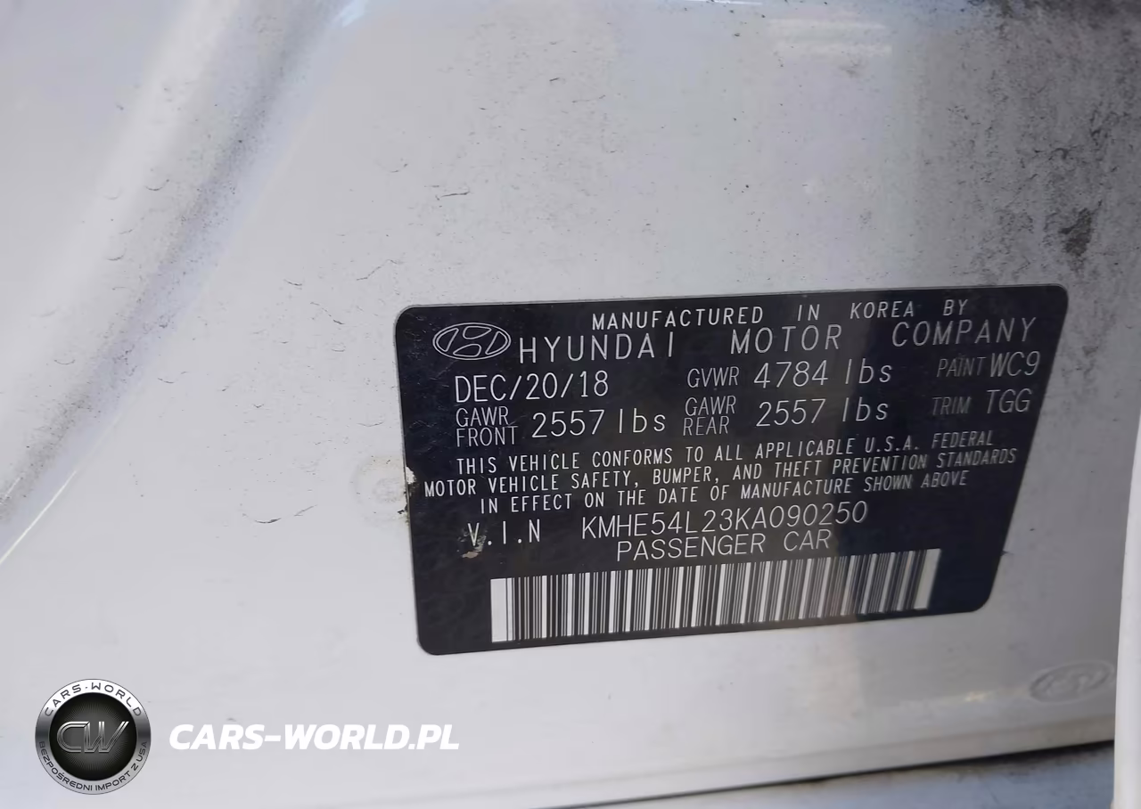 2019 Hyundai Sonata Plug-In Hybrid Limited VIN:KMHE54L23KA090250 - 9