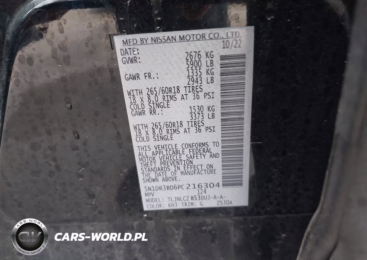 2023 Nissan Pathfinder Rock Creek 4Wd VIN:5N1DR3BD6PC216304 - 9