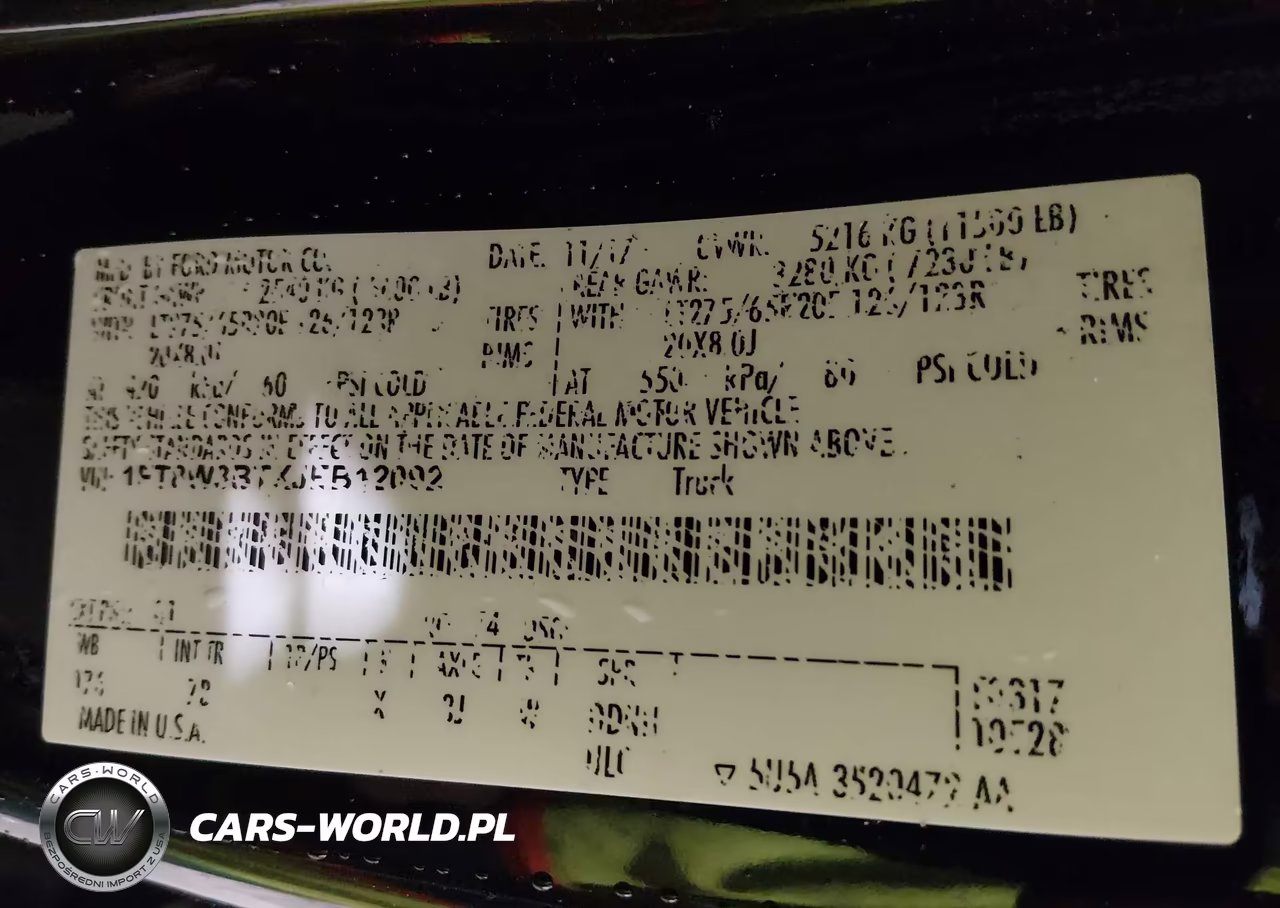 2018 Ford F-350 Platinum VIN:1FT8W3BTXJEB12092 - 8