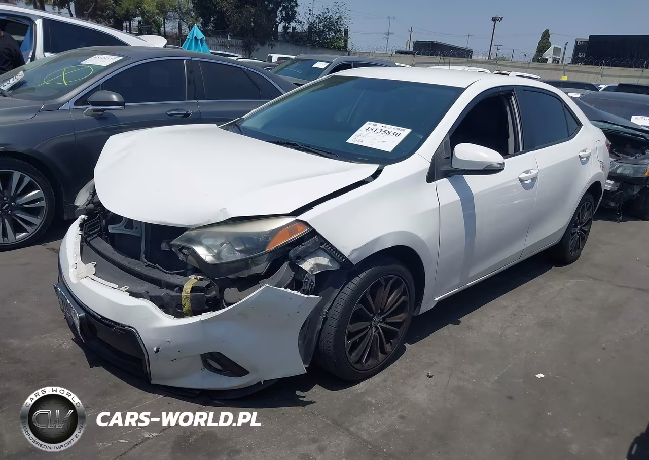2016 Toyota Corolla S Plus VIN:5YFBURHEXGP538576 - 2