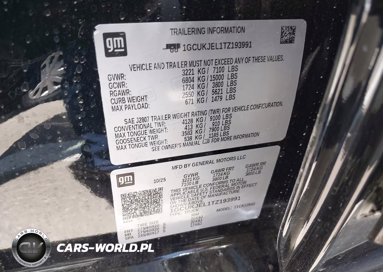 2026 Chevrolet Silverado 1500 4Wd Short Bed High Country VIN:1GCUKJEL1TZ193991 - 9