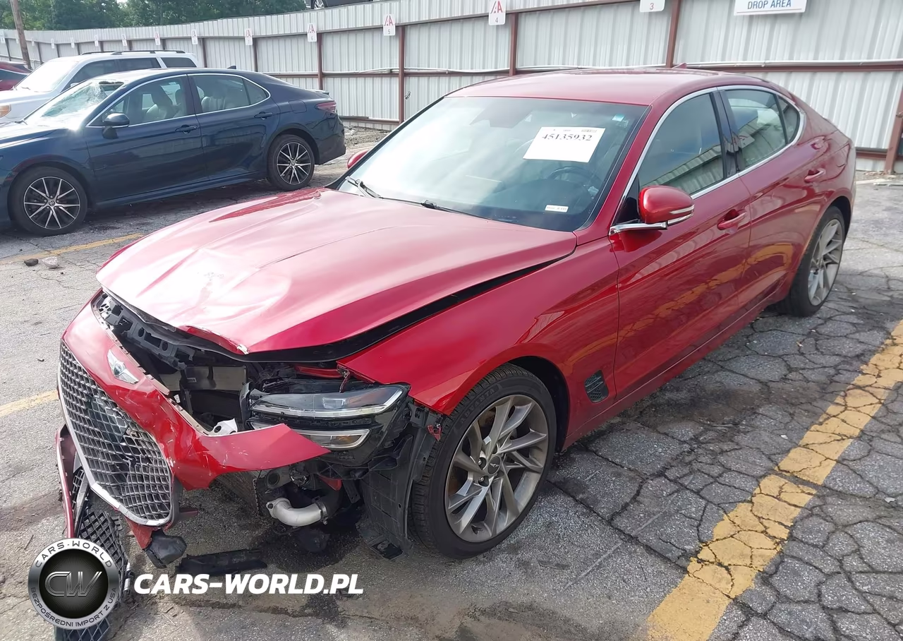 2022 Genesis G70 2.0T Rwd VIN:KMTG34TA8NU093918 - 2