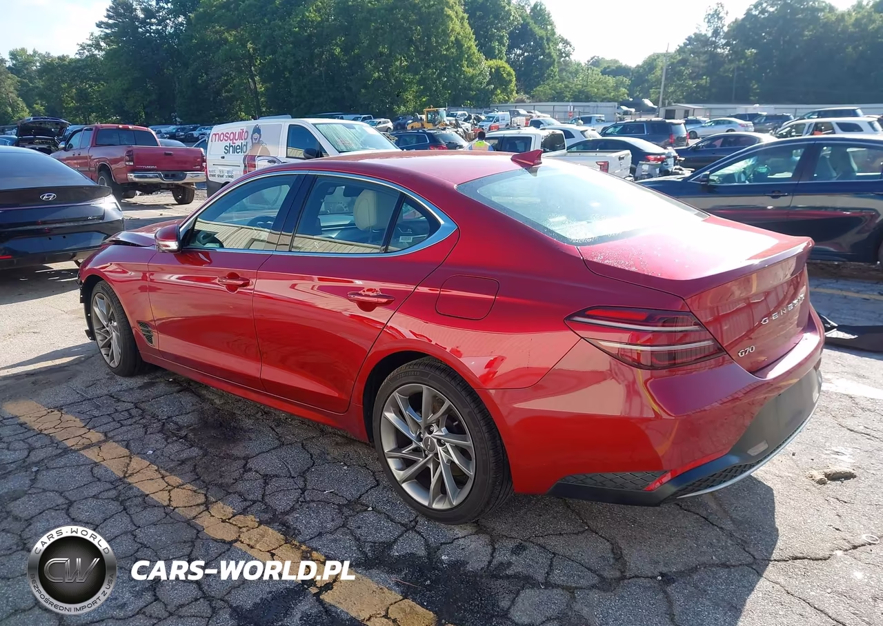 2022 Genesis G70 2.0T Rwd VIN:KMTG34TA8NU093918 - 3