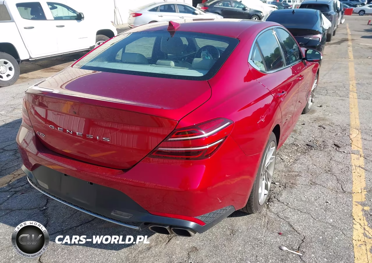 2022 Genesis G70 2.0T Rwd VIN:KMTG34TA8NU093918 - 4